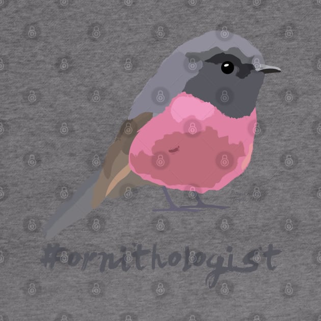 Ornithologist | Pink robin by uncutcreations